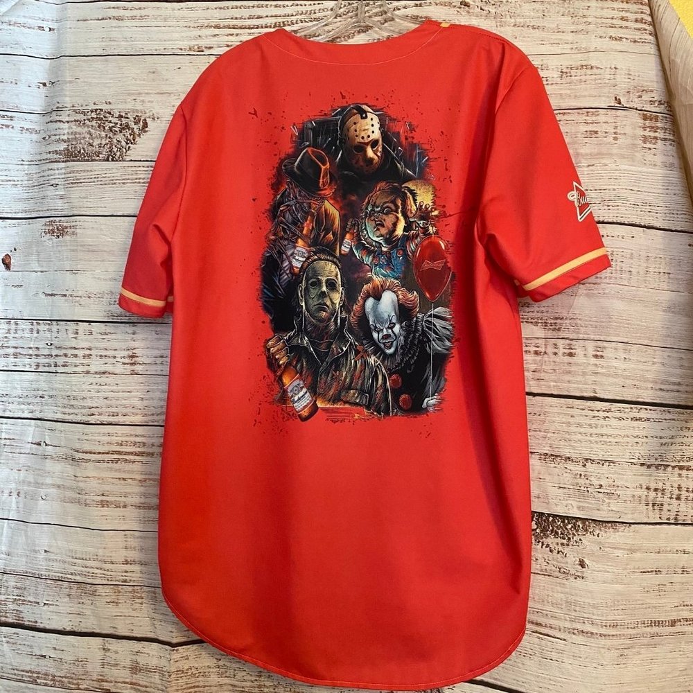 budweiser Halloween baseball jersey